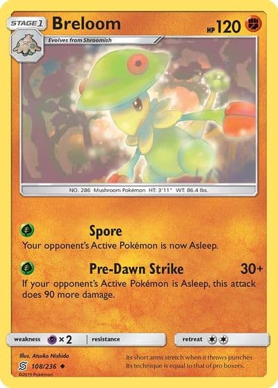 Breloom SM - Unified Minds Pokemon card