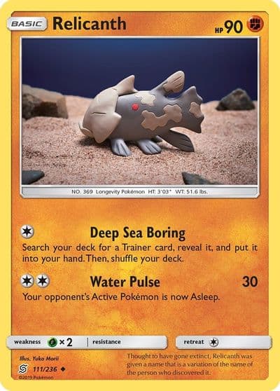 Relicanth SM - Unified Minds Pokemon card