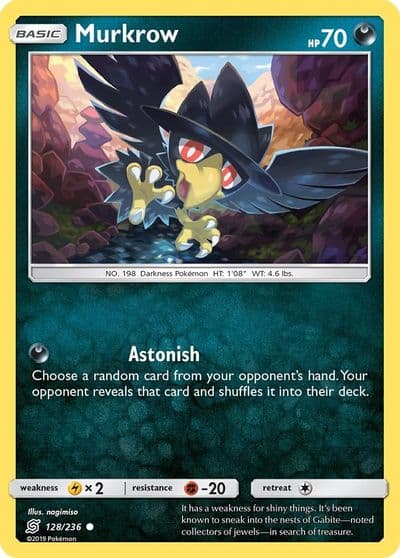 Murkrow (128) SM - Unified Minds Pokemon card