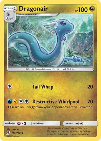 Dragonair (150) SM - Unified Minds Pokemon card