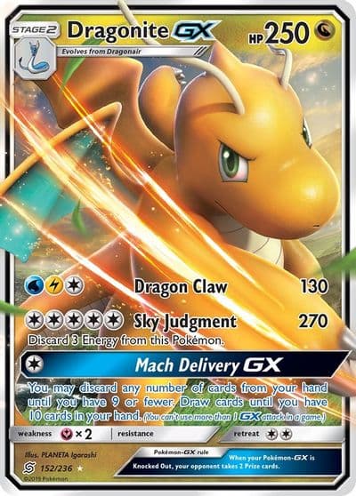 Dragonite GX SM - Unified Minds Pokemon card