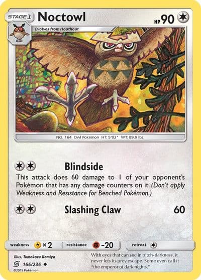 Noctowl SM - Unified Minds Pokemon card