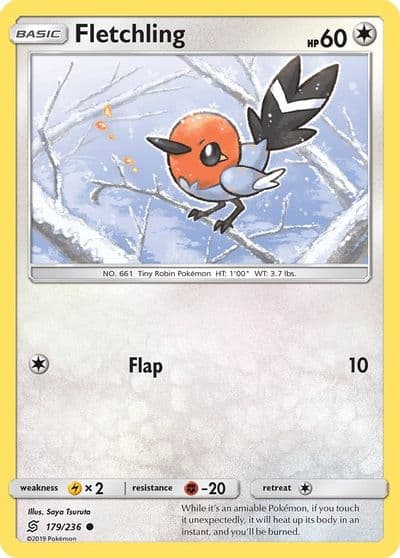 Fletchling SM - Unified Minds Pokemon card