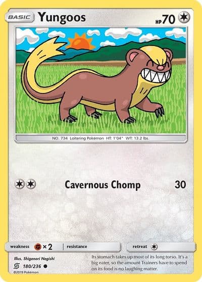 Yungoos SM - Unified Minds Pokemon card