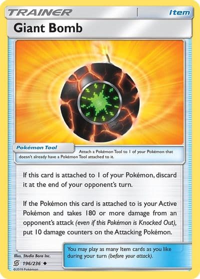 Giant Bomb SM - Unified Minds Pokemon card