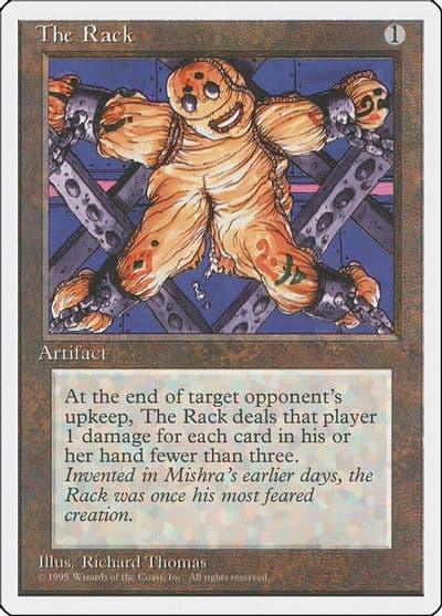 The Rack Fourth Edition Magic card