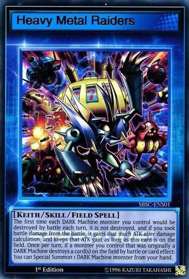 Heavy Metal Raiders Skill Card Speed Duel: Scars of Battle Yu-Gi-Oh! card