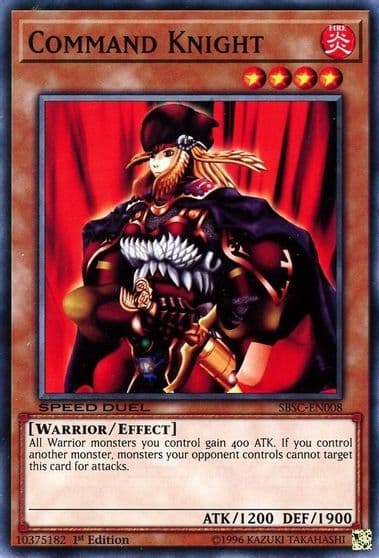 Command Knight Speed Duel: Scars of Battle Yu-Gi-Oh! card
