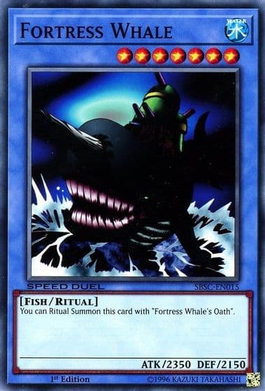 Fortress Whale Speed Duel: Scars of Battle Yu-Gi-Oh! card
