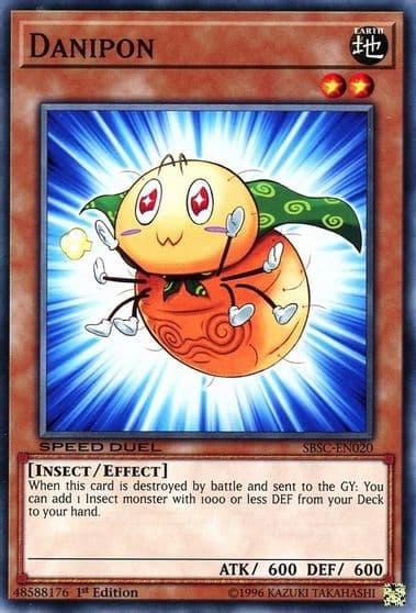 Danipon Speed Duel: Scars of Battle Yu-Gi-Oh! card