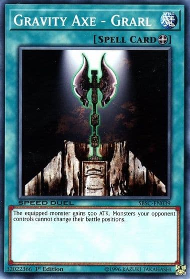 Gravity Axe Grarl Speed Duel: Scars of Battle Yu-Gi-Oh! card