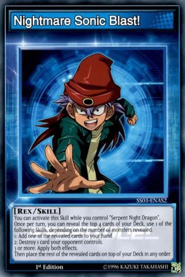 Nightmare Sonic Blast Speed Duel Decks: Ultimate Predators Yu-Gi-Oh! card