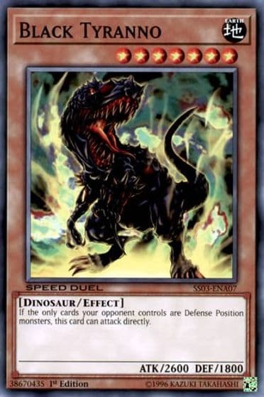 Black Tyranno Speed Duel Decks: Ultimate Predators Yu-Gi-Oh! card