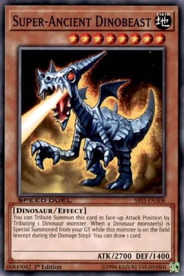 Super Ancient Dinobeast Speed Duel Decks: Ultimate Predators Yu-Gi-Oh! card