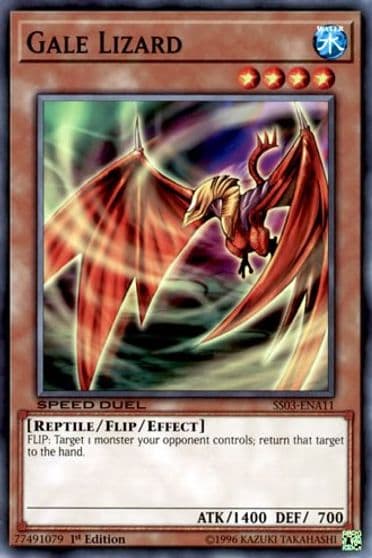 Gale Lizard Speed Duel Decks: Ultimate Predators Yu-Gi-Oh! card