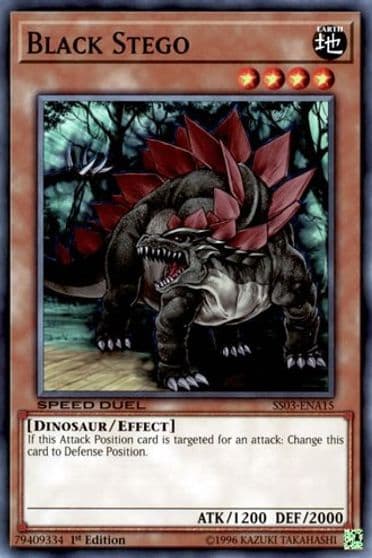 Black Stego Speed Duel Decks: Ultimate Predators Yu-Gi-Oh! card