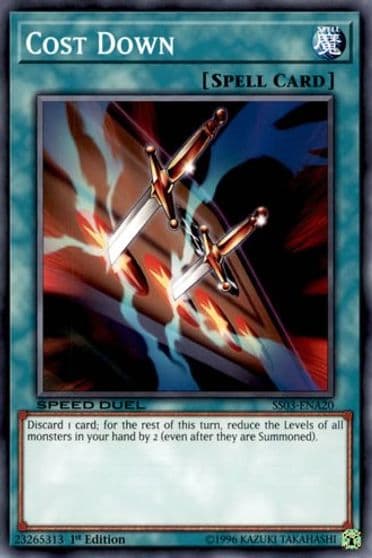 Cost Down Speed Duel Decks: Ultimate Predators Yu-Gi-Oh! card