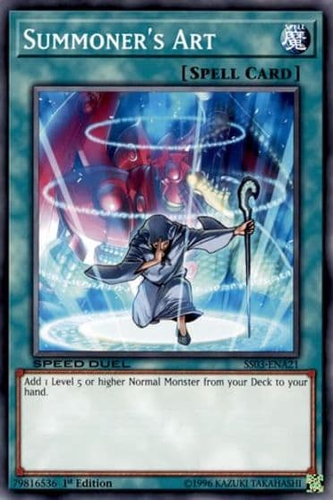Summoners Art Speed Duel Decks: Ultimate Predators Yu-Gi-Oh! card