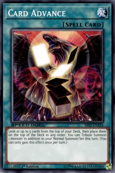 Card Advance Speed Duel Decks: Ultimate Predators Yu-Gi-Oh! card
