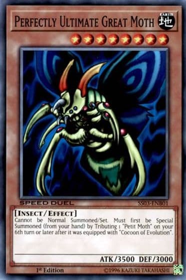 Perfectly Ultimate Great Moth Speed Duel Decks: Ultimate Predators Yu-Gi-Oh! card