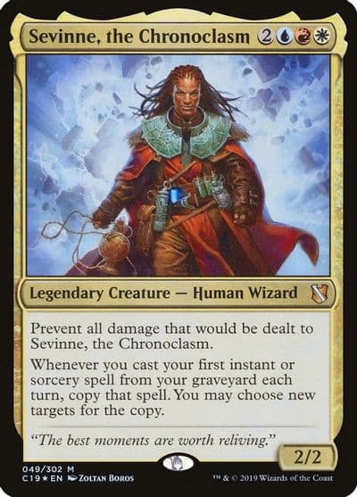 Sevinne the Chronoclasm Commander 2019 Magic card