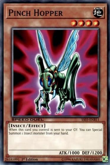 Pinch Hopper Speed Duel Decks: Ultimate Predators Yu-Gi-Oh! card