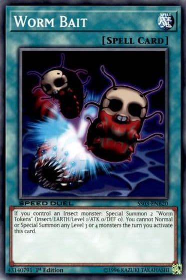 Worm Bait Speed Duel Decks: Ultimate Predators Yu-Gi-Oh! card