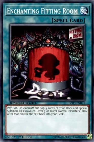 Enchanting Fitting Room Speed Duel Decks: Ultimate Predators Yu-Gi-Oh! card