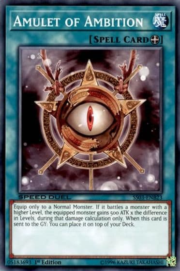 Amulet of Ambition Speed Duel Decks: Ultimate Predators Yu-Gi-Oh! card
