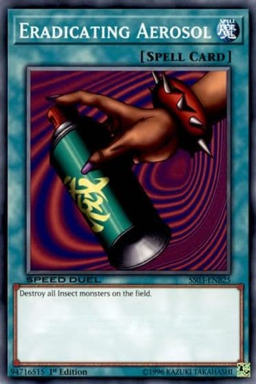 Eradicating Aerosol Speed Duel Decks: Ultimate Predators Yu-Gi-Oh! card