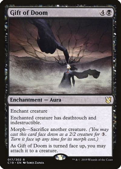 Gift of Doom Commander 2019 Magic card
