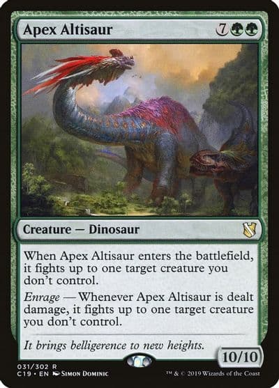 Apex Altisaur Commander 2019 Magic card