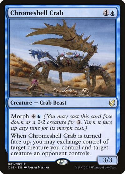 Chromeshell Crab Commander 2019 Magic card