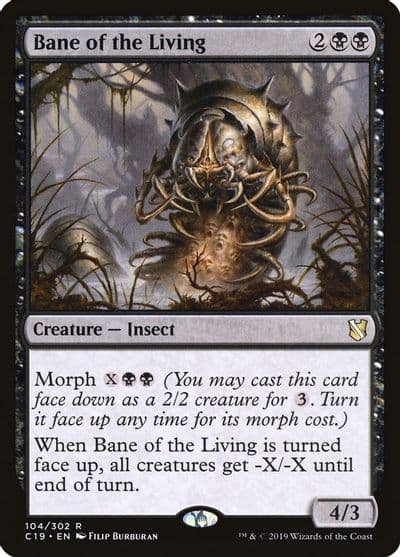 Bane of the Living Commander 2019 Magic card