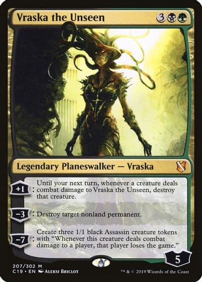 Vraska the Unseen Commander 2019 Magic card