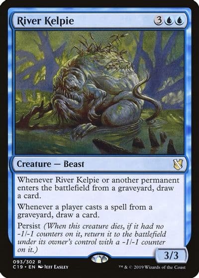 River Kelpie Commander 2019 Magic card