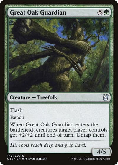 Great Oak Guardian Commander 2019 Magic card