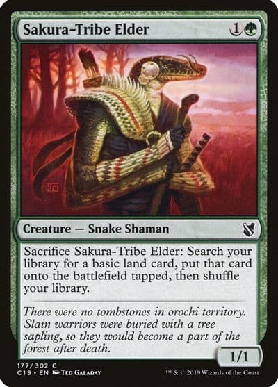 Sakura Tribe Elder Commander 2019 Magic card