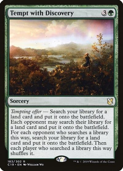 Tempt with Discovery Commander 2019 Magic card