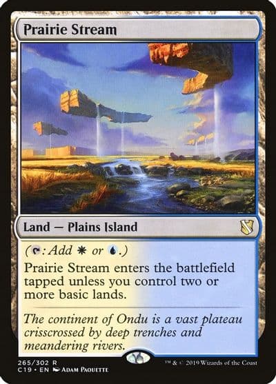Prairie Stream Commander 2019 Magic card
