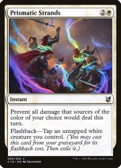 Prismatic Strands Commander 2019 Magic card