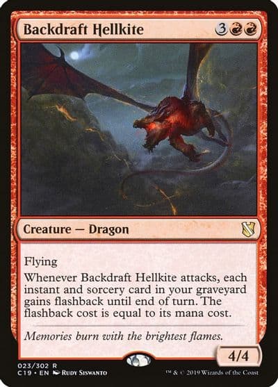 Backdraft Hellkite Commander 2019 Magic card
