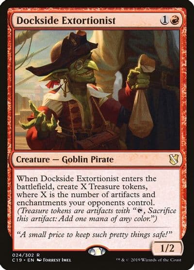 Dockside Extortionist Commander 2019 Magic card