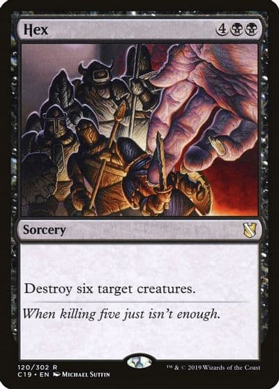 Hex Commander 2019 Magic card