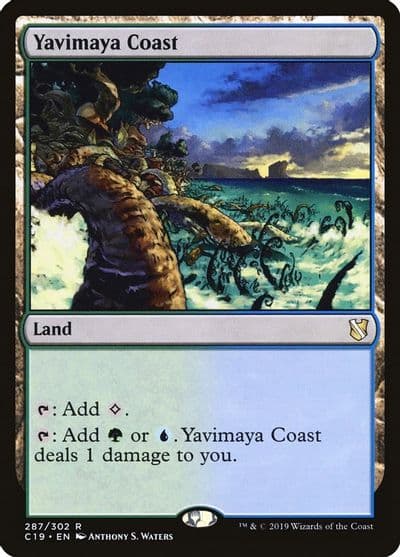 Yavimaya Coast Commander 2019 Magic card