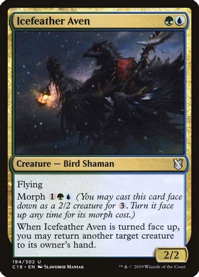 Icefeather Aven Commander 2019 Magic card