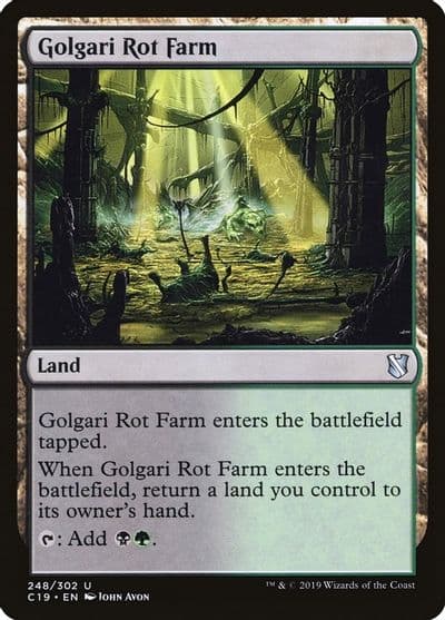 Golgari Rot Farm Commander 2019 Magic card