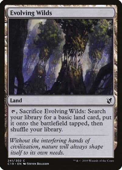 Evolving Wilds Commander 2019 Magic card