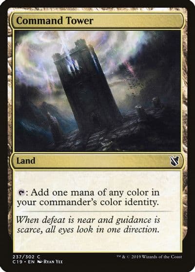 Command Tower Commander 2019 Magic card