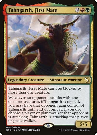 Tahngarth First Mate Commander 2019 Magic card